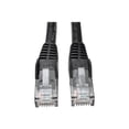 thumbnail image 1 of Eaton Tripp Lite Series Cat6 Gigabit Snagless Molded (UTP) Ethernet Cable (RJ45 M/M), PoE, Black, 6 ft. (1.83 m) - Patch cable - RJ-45 (M) to RJ-45 (M) - 6 ft - UTP - CAT 6 - IEEE 802.3ba - molded, snagless, stranded - black, 1 of 2