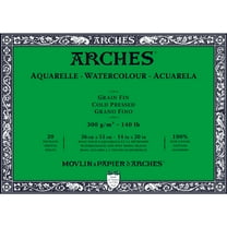 Arches 140 lb. Watercolor Block, Cold-Pressed, 14" x 20"