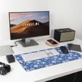 thumbnail image 6 of Salouo whiet Snowflake blue background Print Large Mouse Pad,Extended Mat Desk Pad, 3mm Thick Mice Pad Desk Mat Big Desk Pad for Work, Game, Office, Home -16 x 29.5in, 6 of 8