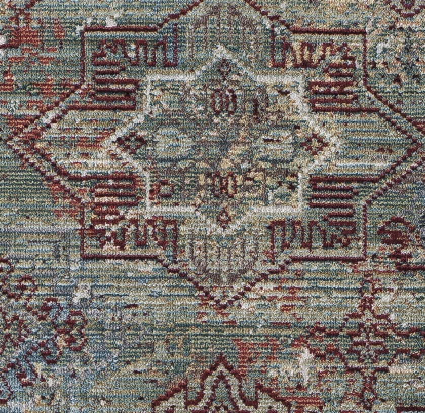 Rugs America Asteria Collection Multi AI300A Transitional Abstract Area Rug 8' x 10'