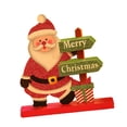 thumbnail image 5 of shamjina Wooden Christmas Decorations Collectible Decorative Table Christmas Ornament Santa Claus, 5 of 8