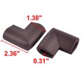 thumbnail image 2 of Unique Bargains 5 Pcs U Shape Corner Guard Furniture Edge Protector Cushion, 2 of 3