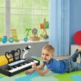 thumbnail image 4 of Piano Musical Infantil Electrico con Banco y Microfono, Graba Sonidos Musicales para Niño y Niña, 4 of 9