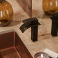 thumbnail image 2 of Novatto GF-136SORB Remi Single Hole Waterfall Bathroom Faucet, Oil-Rubbed Bronze, 2 of 6