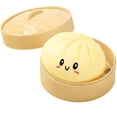 thumbnail image 2 of Giant Dumpling Squish-y, 3.9 Inch Jumbo Dumpling Stress Ball, Dumplings Squish-y Large Anxiety Relief Fidget Toy, Soft Squeeze Decompression Dough, Sensory Toys for Autism, 2 of 5