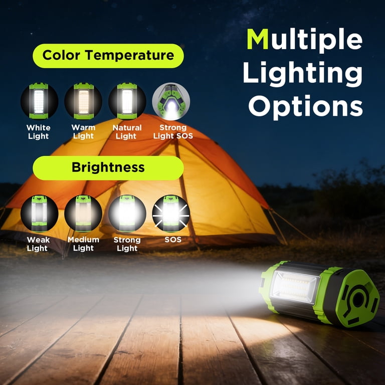 Steelite Rechargeable Camping Light with Stand 74