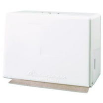 Space Saver Singlefold Towel Dispenser, Steel, 11.63 x 6.63 x 8.13, White