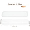thumbnail image 3 of 2 Pcs Clear Stackable Tableware Organizers with Lids - Compact Storage Holders Designed for Chopsticks, Spoons, Forks & Flatware, Dustproof Transparent Storage Cases for Kitchen Countertops & Cabinets, 3 of 6