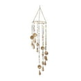 thumbnail image 6 of DecMode 28" Gold Metal Sun Windchime with Glass Beads and Cone Bells, 6 of 7