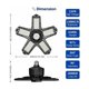thumbnail image 2 of Lámpara LED de garaje superbrillante deformable, luz LED de garaje ultrabrillante para iluminación de 360°, luz de taller de 120 W y 12 000 lúmenes con fácil instalación, sistema de enfriamiento, 2 of 5