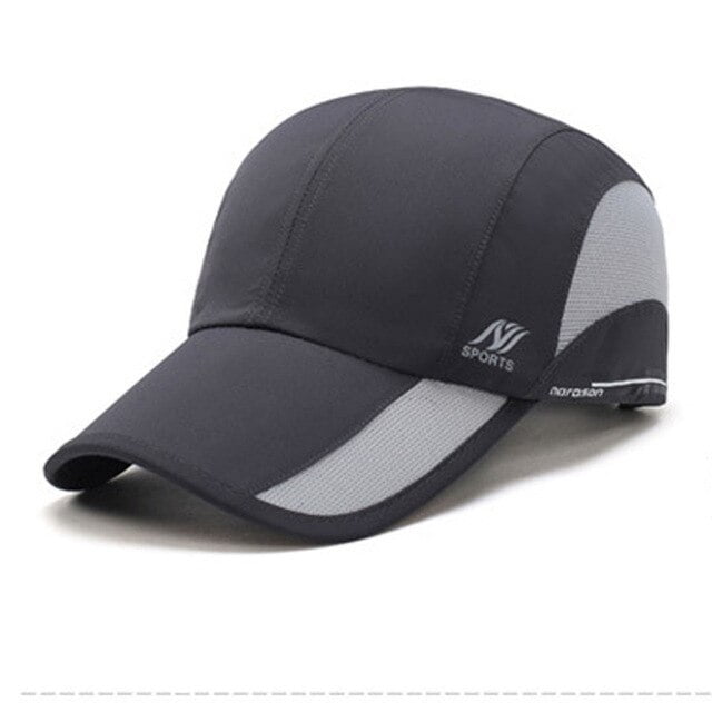 Men Quick Dry Baseball Cap Adjustable Sun Hat Lightweight Waterproof
