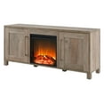thumbnail image 7 of Evelyn&Zoe Chabot Rectangular TV Stand with Log Fireplace for TV's up to 65", Gray Oak, 7 of 7