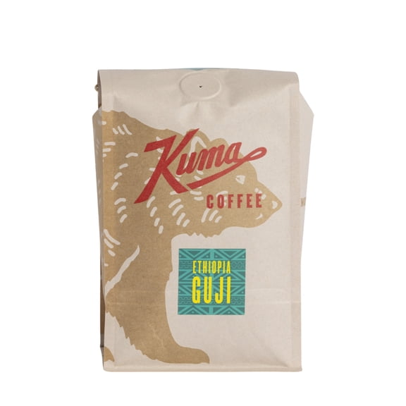 Ethiopia Guji - Roasted by Kuma Coffee - Whole Bean Coffee - 12oz Bag