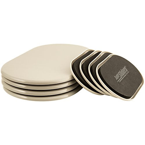 SuperSliders 4704395N Reusable Large and X Large Furniture Sliders for