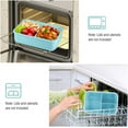 thumbnail image 5 of 1200ML Lunch Containers for Adults, LeakProof Lunch Box with Utensils, BPA Free, 3 Compartment Bento Box Microwave Safe, 5 of 7
