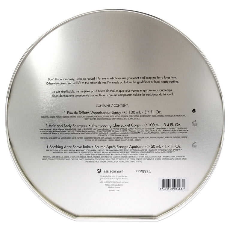 Azzaro Azzaro Pour Homme 3 Pc Gift Set - 3.4oz EDT Spray, 3.4oz