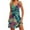 Z01# Sky Blue, variant on Huresd Tank Dress for Women 2024 A Line Flowy Mini Dress with Pocket V Neck Sleeveless Hawaiian Palm Tree Print Beach Dresses for Women Sky Blue L