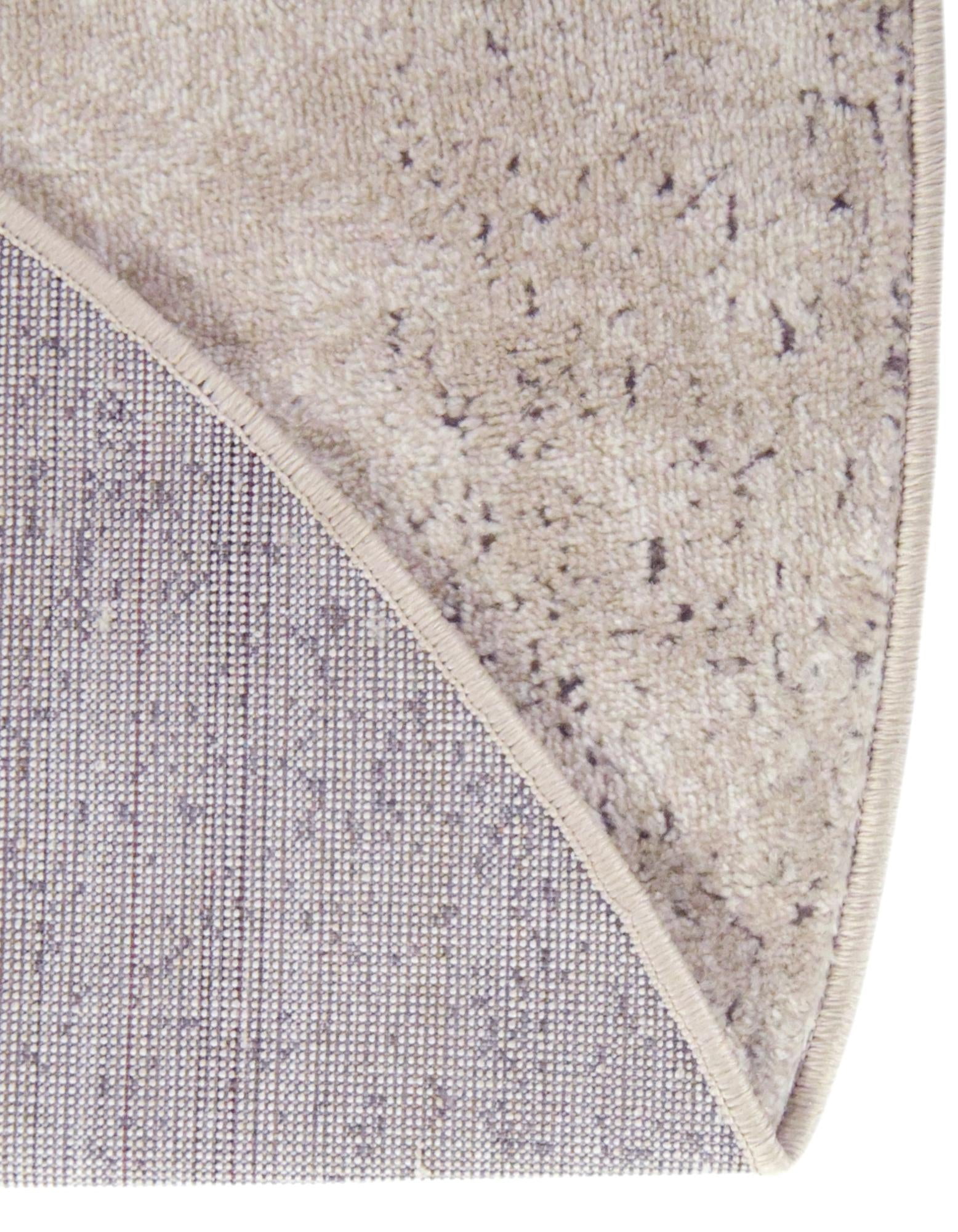 Unique Loom Portland Collection Area Rug - Woodburn (5' 3" Round Ivory/Beige)