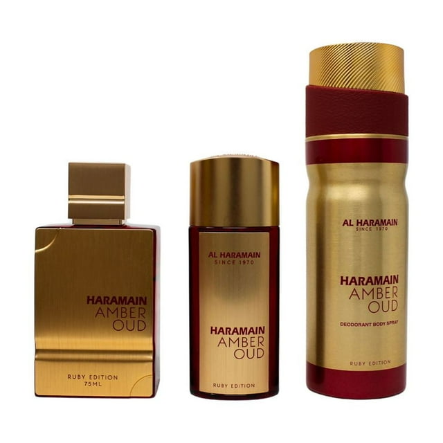 Al Haramain Amber Oud - Ruby Edition 3 Pz Unisex