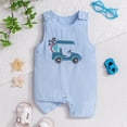 thumbnail image 2 of Baby Onesies Boy Infant Baby Boy Girl Golf Overalls Outfit Sleeveless Plaid Romper Straps Jumpsuit One Piece Playsuit Casual Clothes, 2 of 6
