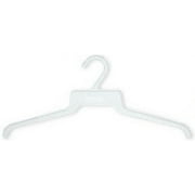 White Plastic Shipping Hangers 18"