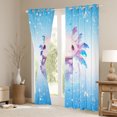 thumbnail image 3 of Manfei 3D Kawaii Axolotl Blackout Curtains Set of 2 (52x84 Each) for Kids, Dreamy Blue Stars Print Window Curtains, Dreamy Animal Curtains and Drapes, Curtains and Drapes Bedroom Decor, 3 of 6