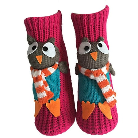 

Frobukio Female Socks Christmas 3D Cartoon Animal Patterns Stocking Medium Tube Socks