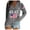 Grey, variant on LUOGENLI Female T-shirts for Womens Women's Casual Loose Crewneck Tee | Short Sleeve Top for Comfort & Style Womens T-shirts Graphic Tees Vintage Summer Clothes Red XS