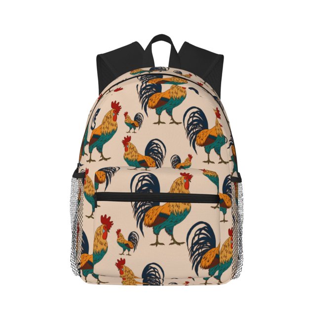 Easygdp Rooster Mochila Casual para Portátil, Mochila para Escuela, Viajes, Negocios