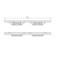 thumbnail image 3 of TAC Sidewinder Running Boards Fit 2019-2024 Dodge RAM 1500 Quad Cab (Exclude 19-24 RAM Classic Models) Truck Pickup 4” Drop Fine Texture Black Side Steps Nerf Bars Rock Slider Armor Accessories (2pcs, 3 of 8