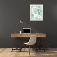 thumbnail image 3 of Popp, Grace 12x14 White Modern Wood Framed Museum Art Print Titled - River Shapes II, 3 of 4