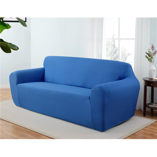 COBALT LOVESEAT COVER--ALSO COMES IN SOFA COUCH CHAIR RECLINER FUTON SLIPCOVER 
