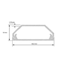 thumbnail image 2 of Canaleta De PVC Grande Steren 2 M 370-501, 2 of 2