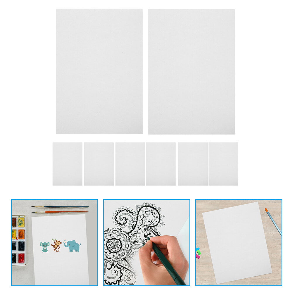 100 Sheets Children Painting Watercolor Paper Drawing Paper Kids Watercolor  White Paper