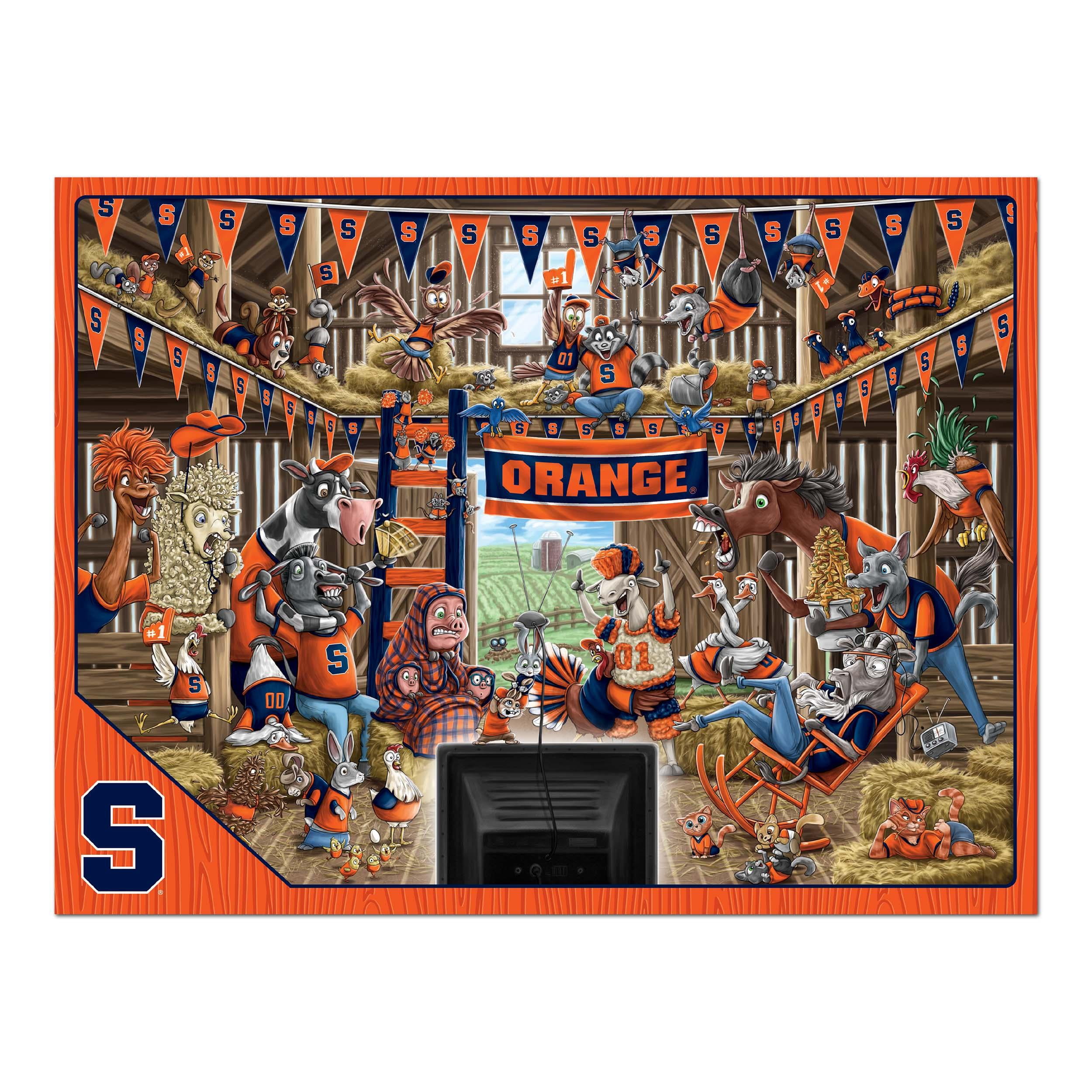 YouTheFan NCAA Syracuse Orange Barnyard Fans Puzzle - 500 Piece