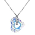 thumbnail image 1 of Collar con Cristal Swarovski en Baño de oro 18k JA858 blanco M, 1 of 6
