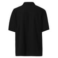 thumbnail image 4 of Huresd Men's Wrinkle Free Untucked Cuban Shirt Business Casual Button Down Tops Short Sleeve Solid Color Shirt Black XL, 4 of 4