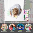 thumbnail image 4 of Kainsy Personalized Toddler Nap Mat with Removable Pillow & Blanket - Roll Up Nap Mat for Preschool- Soft Kids Dinosaur Sleeping Mat with Custom Name - for Boys Girls Kindergarten Daycare, 4 of 9
