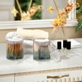 thumbnail image 4 of Yayeee 2 Pack Qtip Holder Bathroom Cotton Swab Canister with Lid Clear Dispenser Set, Night Deer, 4 of 6