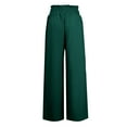 thumbnail image 5 of REALiKUN Women's Casual Pants Loose Fit Palazzo Pant Elastic Waisted Drawstring Tie Knot Trousers, 5 of 5