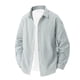 thumbnail image 1 of pstuiky camisetas de manga larga para hombre, Camisa informal de manga larga con solapa y botones a rayas para hombre. Tops de talla grande para hombre m, 1 of 3