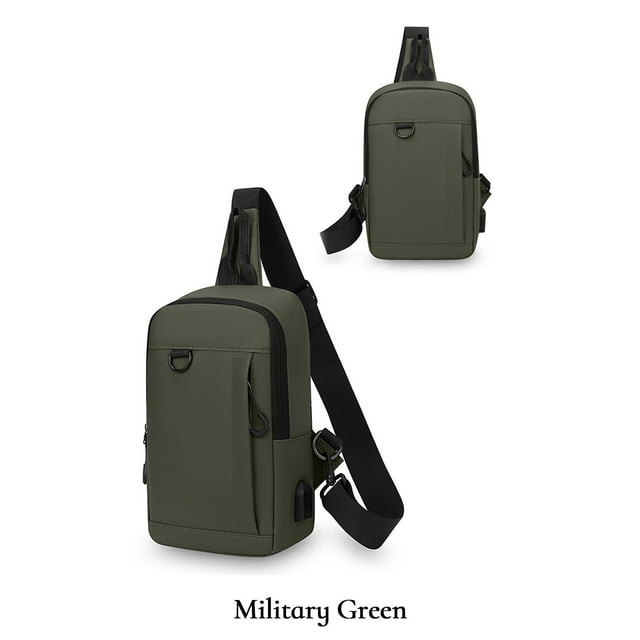 Bolsa de cofre para el pecho | Mochila ligera de hombro para hombre | Bandolera Multifunción Transpirable | Organizador Seguro Multi-Bolsillo | 28x18x8cm | Mochila versátil para correr