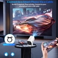 thumbnail image 2 of Mini proyector YGSKK 1080P Bluetooth 5.3 con base giratoria de 210°, 2 of 9