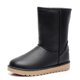 thumbnail image 4 of Botas de nieve de estilo occidental para mujer, zapatos cálidos de algodón de caña baja, gruesos y con forro polar, para uso exterior, 4 of 5