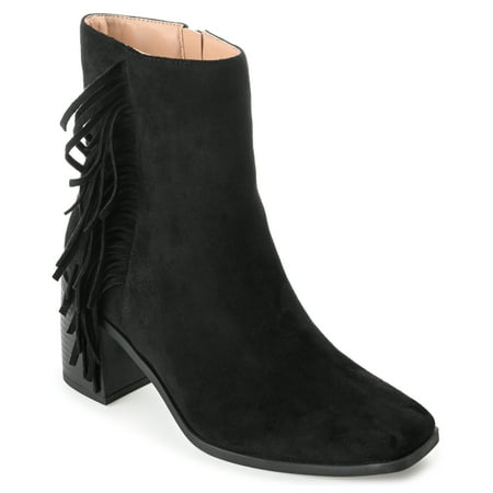 

Journee Collection Womens Noriah Tru Comfort Foam Inside Zip Stacked Heel Booties
