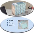 thumbnail image 4 of Hanging File Folders Filing Cabinet Organizer Letter Size / Cut Adjustable Tabs Decorative for Home Office School Classroom Marble\u\u, 4 of 7