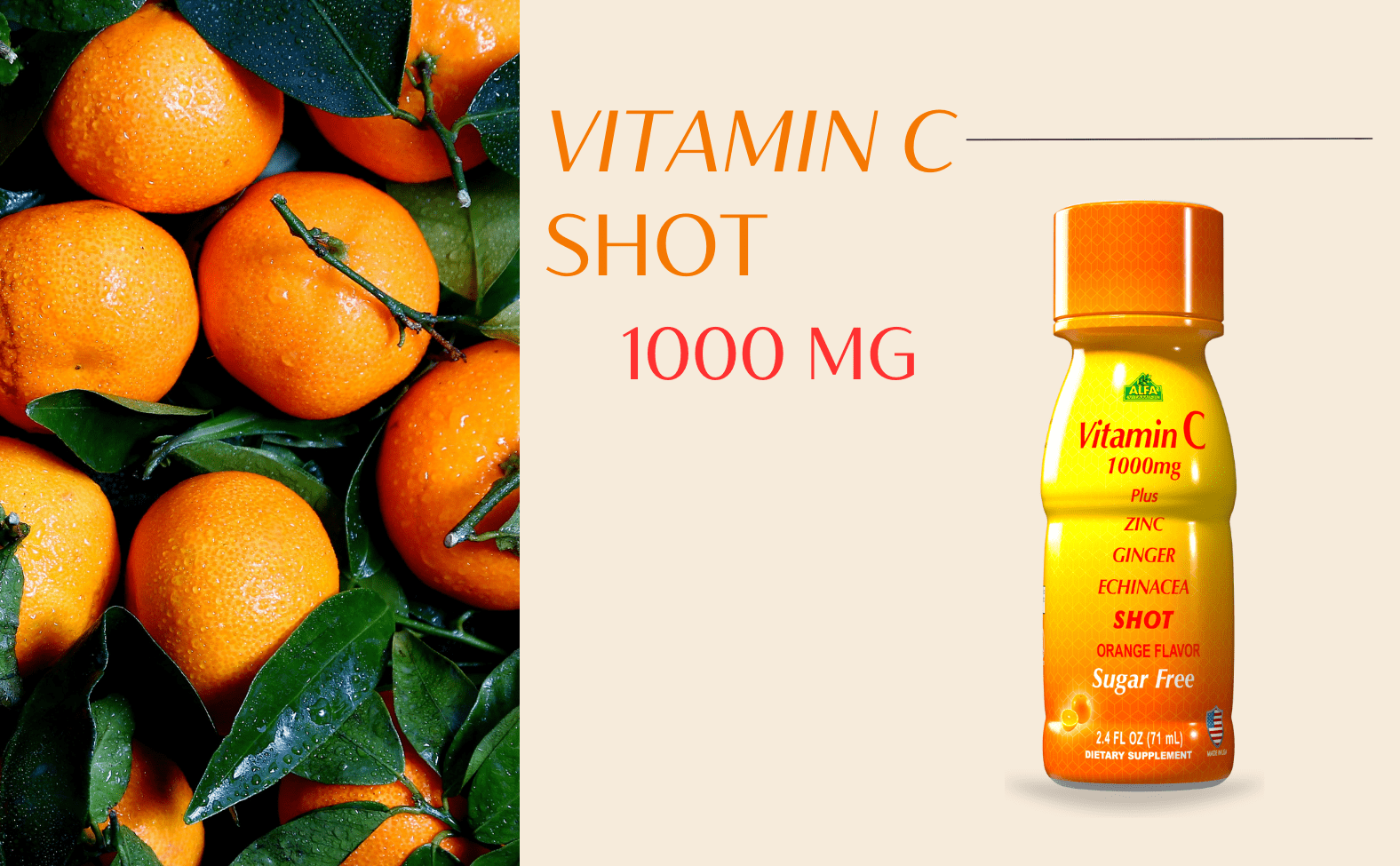 Alfa Vitamins Vitamin C 1,000mg Shot - Plus Zinc, Taiwan | Ubuy