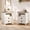 White, variant on Papajet 17.7"W Farmhouse Nightstand Set of 2, Wooden Side Table with Drawers & Open Shelf, Narrow Bedside End Table for Bedroom, Rustic Honey Brown