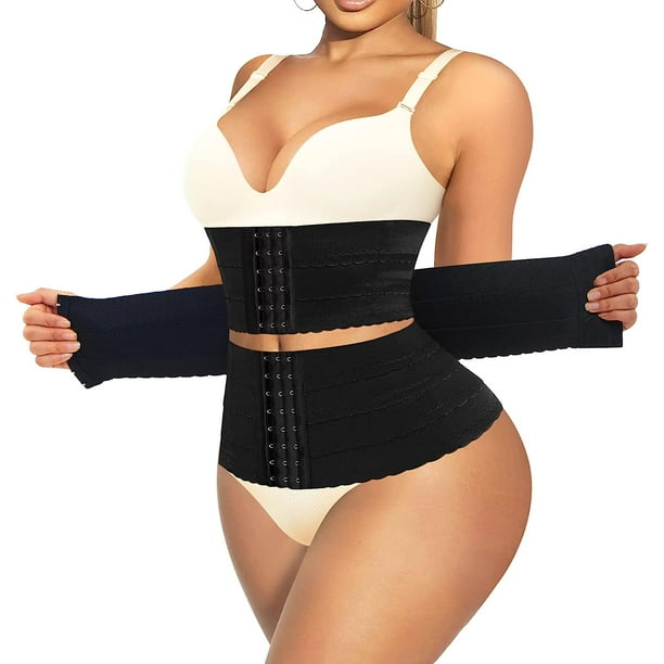 Segmented Waist Trainer for Women Waist Cincher Shapewear for Women Tummy  Control Workout Body Shaper Girdle 