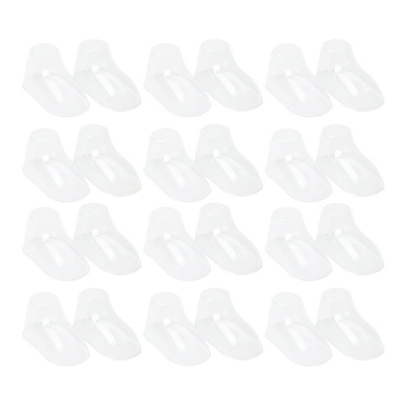 HEMOTON Transparent PVC Toddler Feet Models for Baby Shoes Display 50 Pieces Practical and Durable